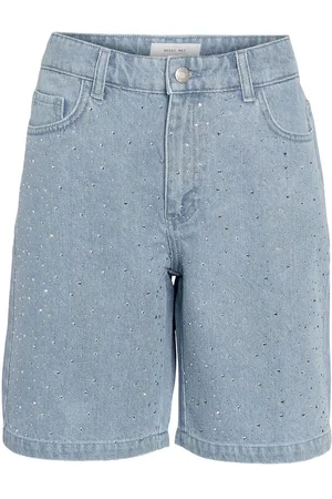 Noisy May Strass Shorts En Jean