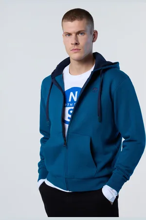 North Sails Sweat à capuche et logo brodé