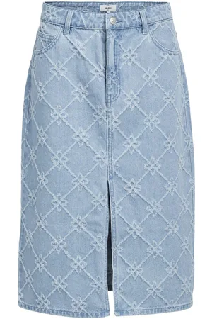 Object En Denim Jupe Mi-longue
