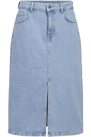 Object En Denim Jupe Mi-longue