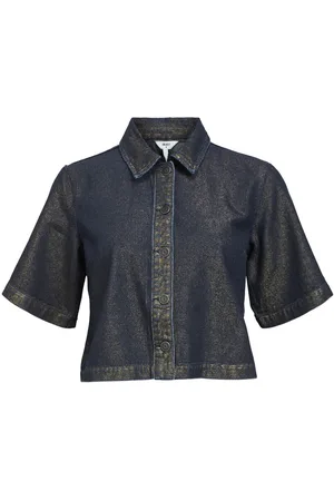 Object À Fini Enduit Chemise En Jean