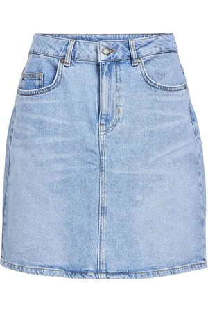 Object En Denim Mini-jupe