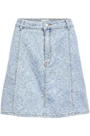 Object En Denim Mini-jupe