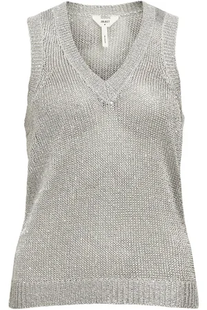 Object Métallique Top En Maille