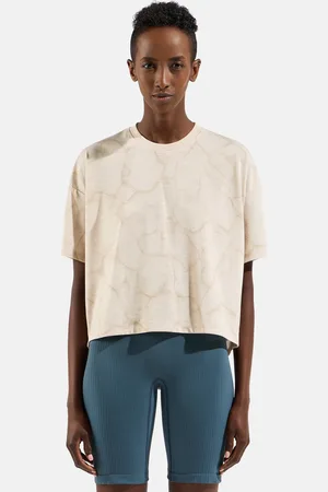 Odlo T-shirt imprimé en fibres responsables Active 365 pour femme, XS