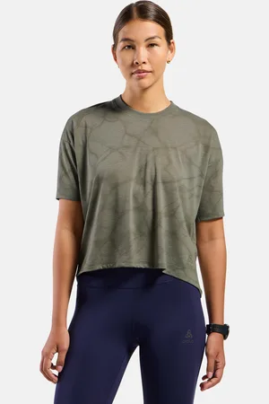 Odlo T-shirt imprimé en fibres responsables Active 365 pour femme, S