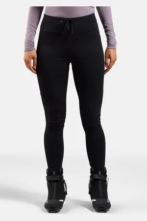 Odlo Collant de ski de fond coupe-vent Zeroweight Pro Warm pour femme, M