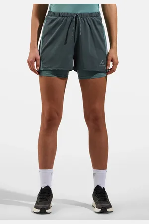 Odlo Short de running 2 en 1 3 inch Essentials pour femme, XL