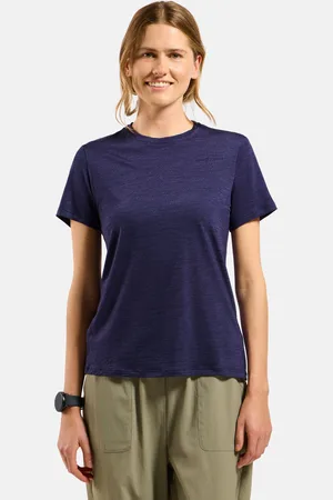 Odlo T-shirt en laine mérinos mélangée POW Collective Voices pour femme, M