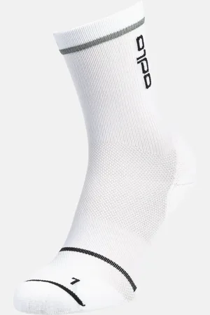 Odlo Chaussettes de cyclisme mi-hautes réfléchissantes Ceramicool, 36-38