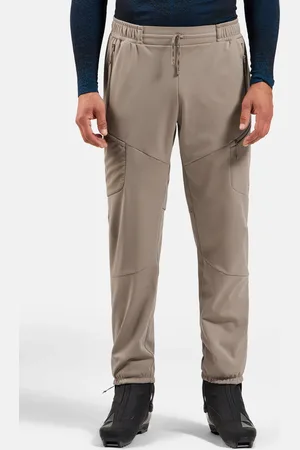 Odlo Pantalon de ski de fond coupe-vent Zeroweight X-Warm pour homme, L