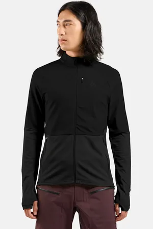 Odlo Pull zippé Descent Ceramiwarm pour homme, XXL