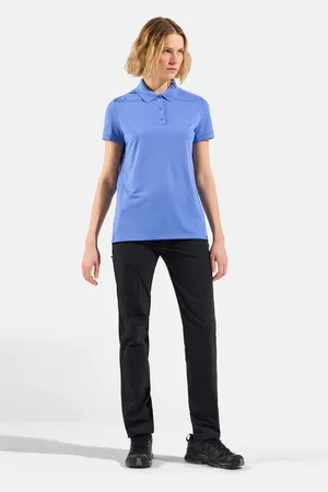Odlo Polo en fibres naturelles Ascent pour femme, S