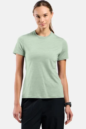 Odlo T-shirt en laine mérinos mélangée 130 Ascent pour femme, M