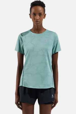 Odlo T-shirt de running technique Zeroweight Engineered Chill-Tec pour femme, S