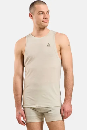 Odlo Débardeur technique à col V en laine mérinos 160 Natural pour homme, M
