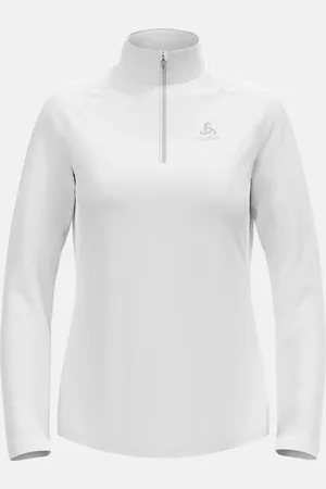 Odlo Pull à manches longues et col ½ zip Besso pour femme, L