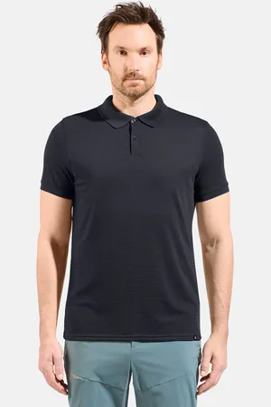 Odlo Polo en fibres naturelles Ascent pour homme, L