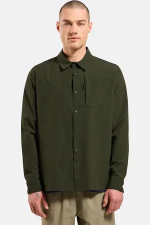 Odlo Chemise de randonnée à manches longues Essentials pour homme, L