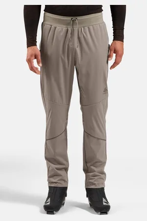 Odlo Pantalon de ski de fond coupe-vent Zeroweight Pro Warm pour homme, XL