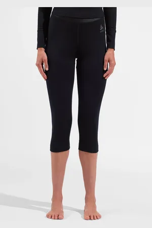 Odlo Collant 3/4 technique en laine mérinos 200 Natural pour femme, XS