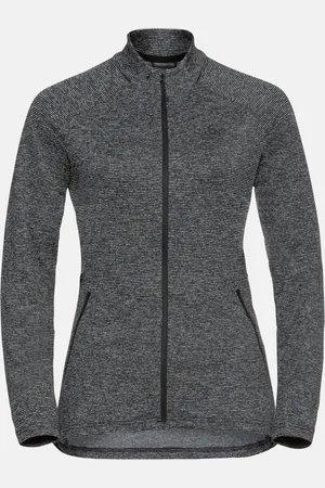 Odlo Pull Sesvenna à fermeture zippée pour femme, XS