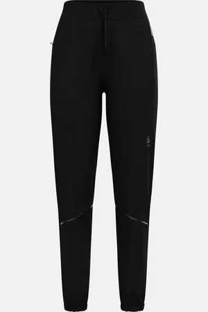 Odlo Pantalon de ski de fond coupe-vent Zeroweight Pro Warm pour femme, XL