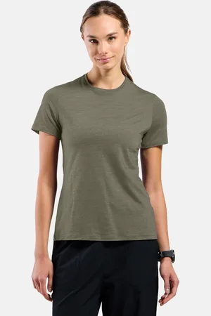 Odlo T-shirt en laine mérinos mélangée 130 Ascent pour femme, M