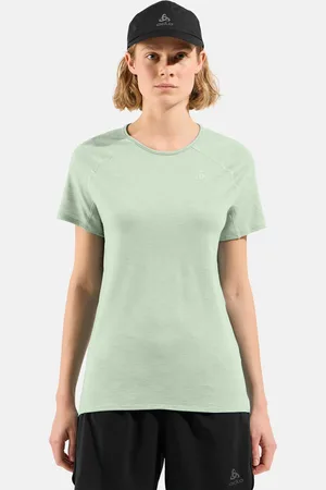 Odlo T-shirt de trail running X-Alp Performance Wool 115 pour femme, S