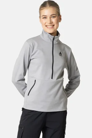 Odlo Pull demi-zippé Ascent 365 pour femme, L