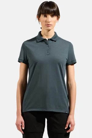 Odlo Polo en fibres naturelles Ascent pour femme, S
