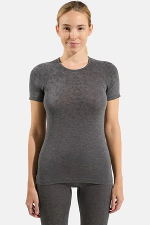 Odlo Haut technique à manches courtes et col rond Kinship Light pour femme, S
