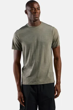 Odlo T-shirt en laine mérinos mélangée 130 Ascent pour homme, M
