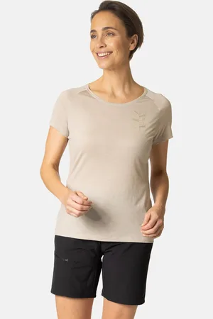 Odlo T-shirt à imprimé arbre Ascent Performance Wool 130 pour femme, XS
