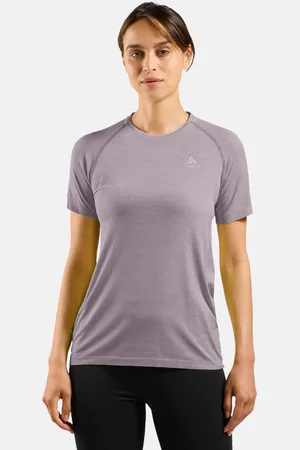 Odlo T-shirt de running sans coutures Essentials pour femme, XL