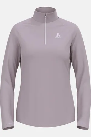 Odlo Pull à manches longues et col ½ zip Besso pour femme, S