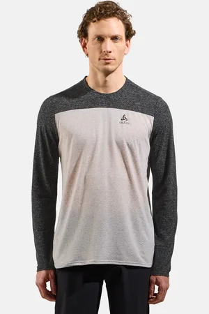Odlo T-shirt de VTT à manches longues X-Alp Linencool pour homme, S