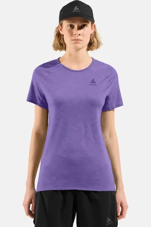 Odlo T-shirt de trail running X-Alp Performance Wool 115 pour femme, S
