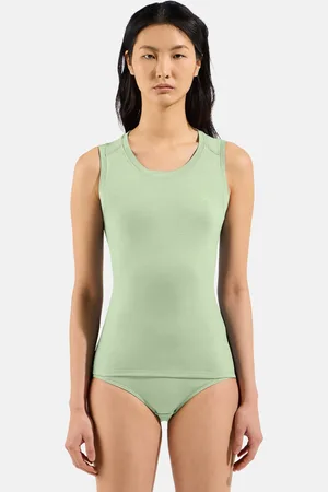 Odlo Débardeur technique à col V en laine mérinos 160 Natural pour femme, S