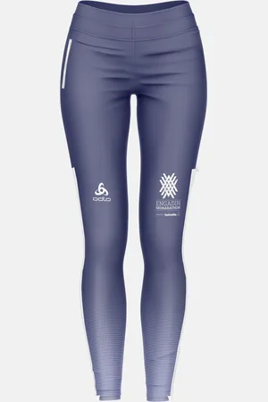 Odlo Pantalon Marathon de ski de l’Engadine pour femme, M