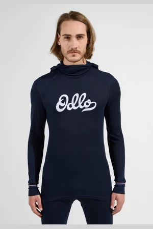 Odlo Haut à manches longues avec cagoule Active Warm Originals pour homme, XL