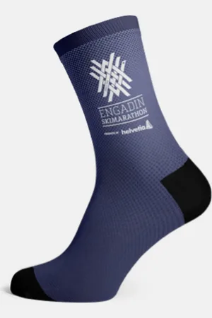 Odlo Chaussettes mi-hautes de ski de fond Engadin Skimarathon, S
