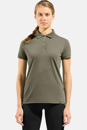 Odlo Polo en fibres naturelles Ascent pour femme, M