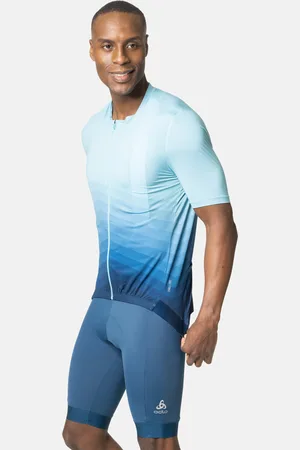 Odlo Maillot imprimé Zeroweight Chill-Tec Aero pour homme, S