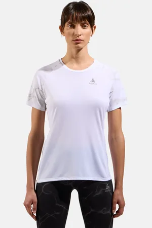 Odlo T-shirt de running imprimé Essential pour femme, S