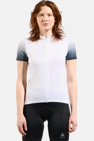 Odlo Maillot de cyclisme à manches courtes Essentials pour femme, XS