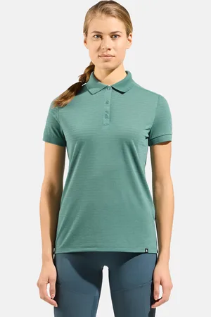 Odlo Polo en fibres naturelles Ascent pour femme, S