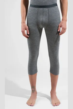 Odlo Collant 3/4 technique en laine mérinos 200 Natural pour homme, S