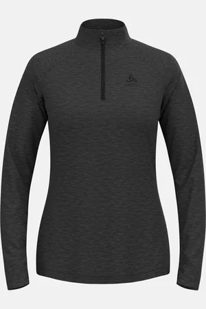 Odlo Pull demi-zippé Essentials Ceramiwarm pour femme, S