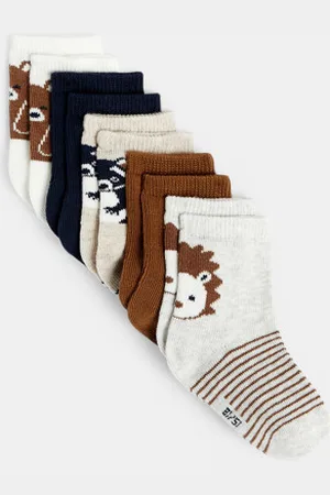 Obaïbi Chaussettes jacquard animaux (lot de 5)